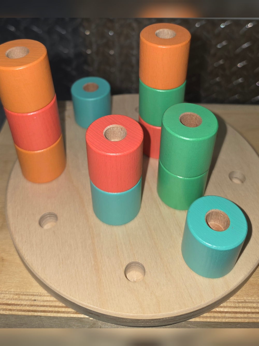 Lovevery Wooden Stacking Peg Board